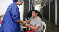 Servicio de salud para migrantes.