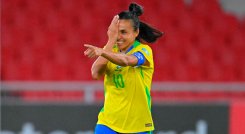 Brasil en la Copa América Femenina. Foto cortesía @CopaAmerica