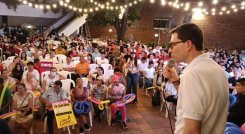 Carlos Felipe Córdoba, excontralor general, estuvo de visita en Cúcuta. /Foto cortesía