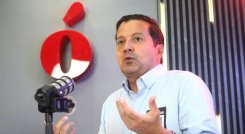 David Luna estuvo en Cúcuta recogiendo firmas para avalar su aspiración presidencial./Foto cortesía