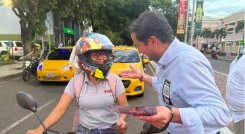 David Luna estuvo en Cúcuta recogiendo firmas para avalar su aspiración presidencial./Foto cortesía