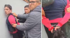 Hombre disfrazado de mujer 