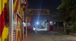 Incendio en asilo. 
