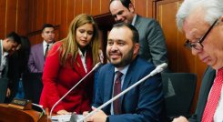 Jairo Castellanos, senador de Norte de Santander tomó posesión esta semana como presidente de la Comisión Tercera, la económica./Foto cortesía
