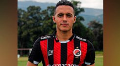 Juan Pablo Díaz, volante del Cúcuta Deportivo. 