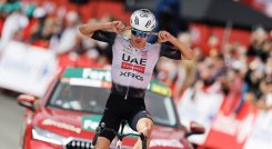 Juan Ayuso (UAE-Emirates), corredor español encontró su revancha en la etapa de este viernes.