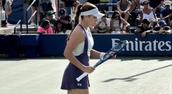 La tenista colombiana  tuvo un arranque en el segundo set, pero el definitivo se quedó.