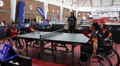 Los paratenimesistas rojinegros demostraron que son competitivos. 
