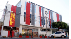 Estación central de los Bomberos de Cúcuta.