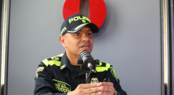 Coronel Jorge Andrés Bernal Granada, comandante de la Denor.