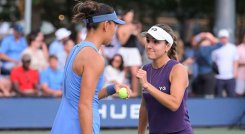 Yue Yuan y Camila Osorio, dobles US Open 2025. 