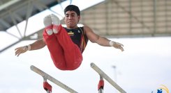 Camilo Vera, gimnasta de Norte de Santander. 