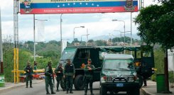 Cierre de frontera. Foto Carlos Ramírez