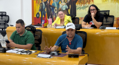 Sesión en el Concejo de Cúcuta.