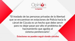 Estaciones no pueden seguir siendo cárceles