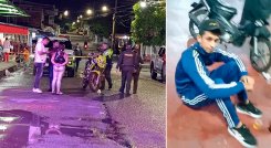 El crimen ocurrió en la vía principal de Ospina Pérez. / Foto Cortesía