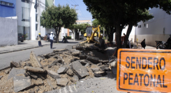 Reparación de la malla vial en Cúcuta.
