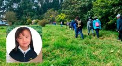 Niña desaparecida en Cajicá. 
