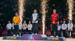 Ángel Barajas en la Copa Mundo. Foto cortesía