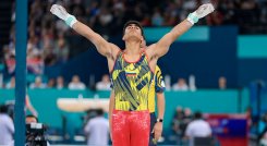 Ángel Barajas, gimnasia artística. 