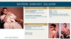 CANTANTE DESAPARECIDO 