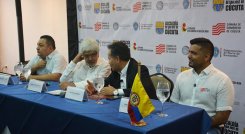 Rueda de prensa. / Foto Cortesía