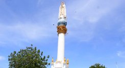 Monumento a la Virgen de Fátima se construyó en 1952.