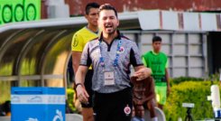 Nelson Flórez, DT del Cúcuta Deportivo. 