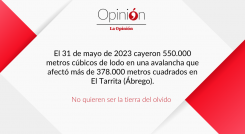 No quieren ser la tierra del olvido