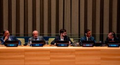 Presidentes anuncian: En defensa de la democracia, combatiendo el extremismo.