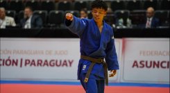 Josué Hernández yudoca nortesantandereano de gran proyección.