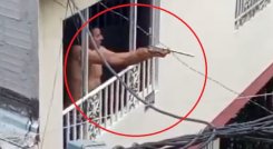 AMENAZÓ CON ESCOPETA 