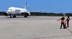 Avión de Venezuela con migrantes 