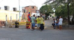 El sabado 4 de octubre la comunidad cerró la calle 27