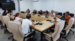 El secretario de Gestión de Riesgos, Fabián Alberto Prato, coordina el proceso de caracterización de familias damnificadas/Foto cortesía
