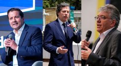 David Luna, Juan Manuel Galán y Mauricio Cárdenas 