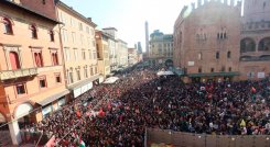 Manifestación en Italia pro-Palestina
