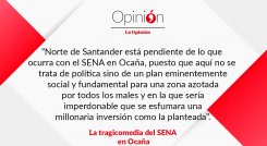 La tragicomedia del SENA en Ocaña