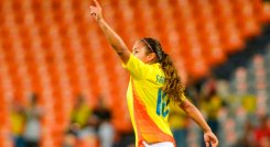 Leicy Santos. Foto cortesía Federación Colombiana de Fútbol