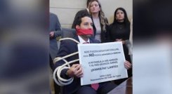 PRESIDENTE DE LA CÁMARA AMORDAZADO 