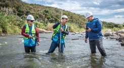 Corponor adelanta mediciones permanentes al nivel de las aguas del río Pamplonita/Foto cortesía