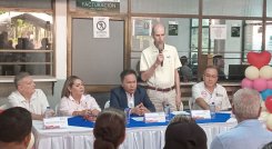 Miguel Ronderos, médico especialista de la Fundación Cardioinfantil y líder de la jornada iniciada ayer./Foto Orlando Carvajal