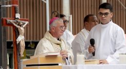 Monseñor José Libardo Garcés está en el ojo del huracán por presunta deuda millonaria de la que se le acusa/Foto archivo