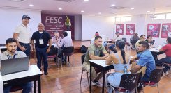 Rueda de negocios. / Foto Leonardo Favio Oliveros-La Opinión