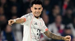 El delantero Luis Díaz fue protagonista en el triunfo de su equipo ante el campeón de Europa.
