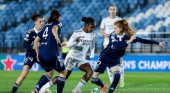 Linda se destacó en el partido de su equipo el Real Madrid en la Champions League femenina.