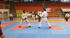 El karate do disfrutó de su fiesta deportiva deportiva en el coliseo Toto Hernández.