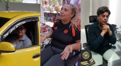 Olga, Luz Neida y Sandra 