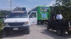Se registra normalidad en el tráfico vehicular entre los municipios de La Playa de Belén y Hacarí.