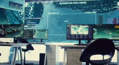 Centro de monitoreo y videovigilancia.